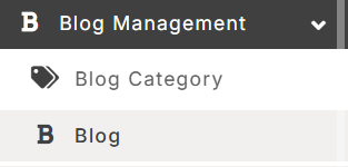 Blog Management