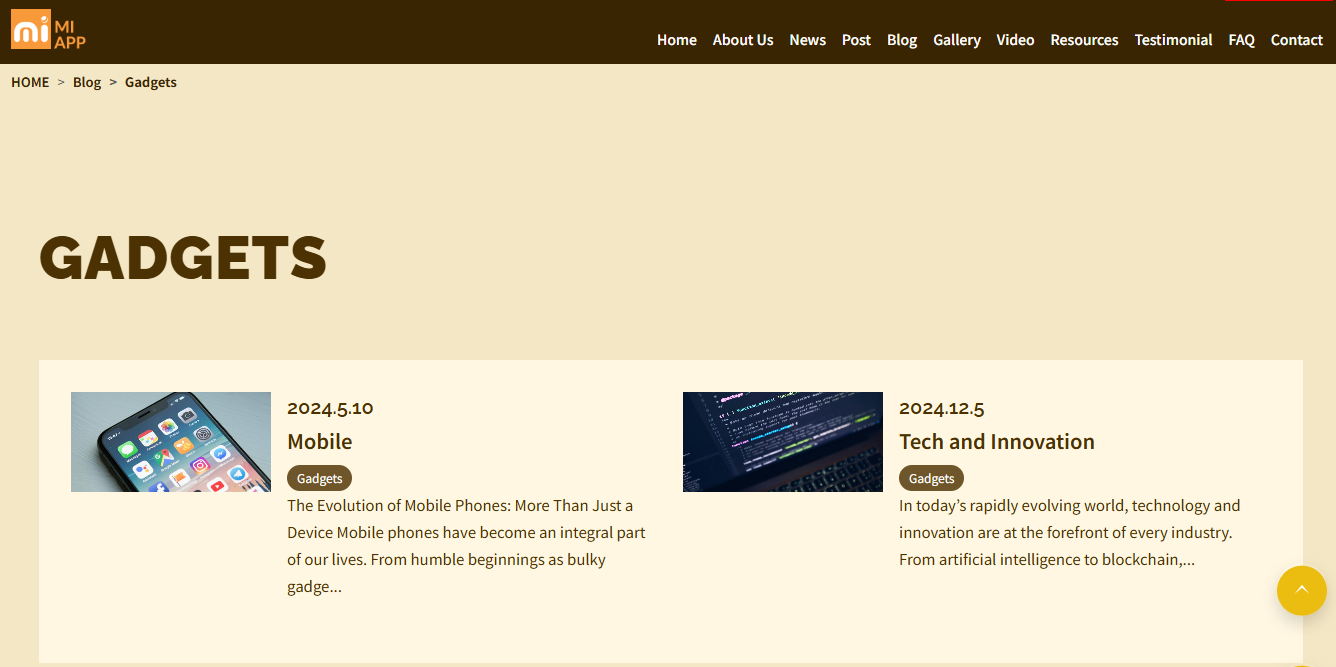 Blog List
