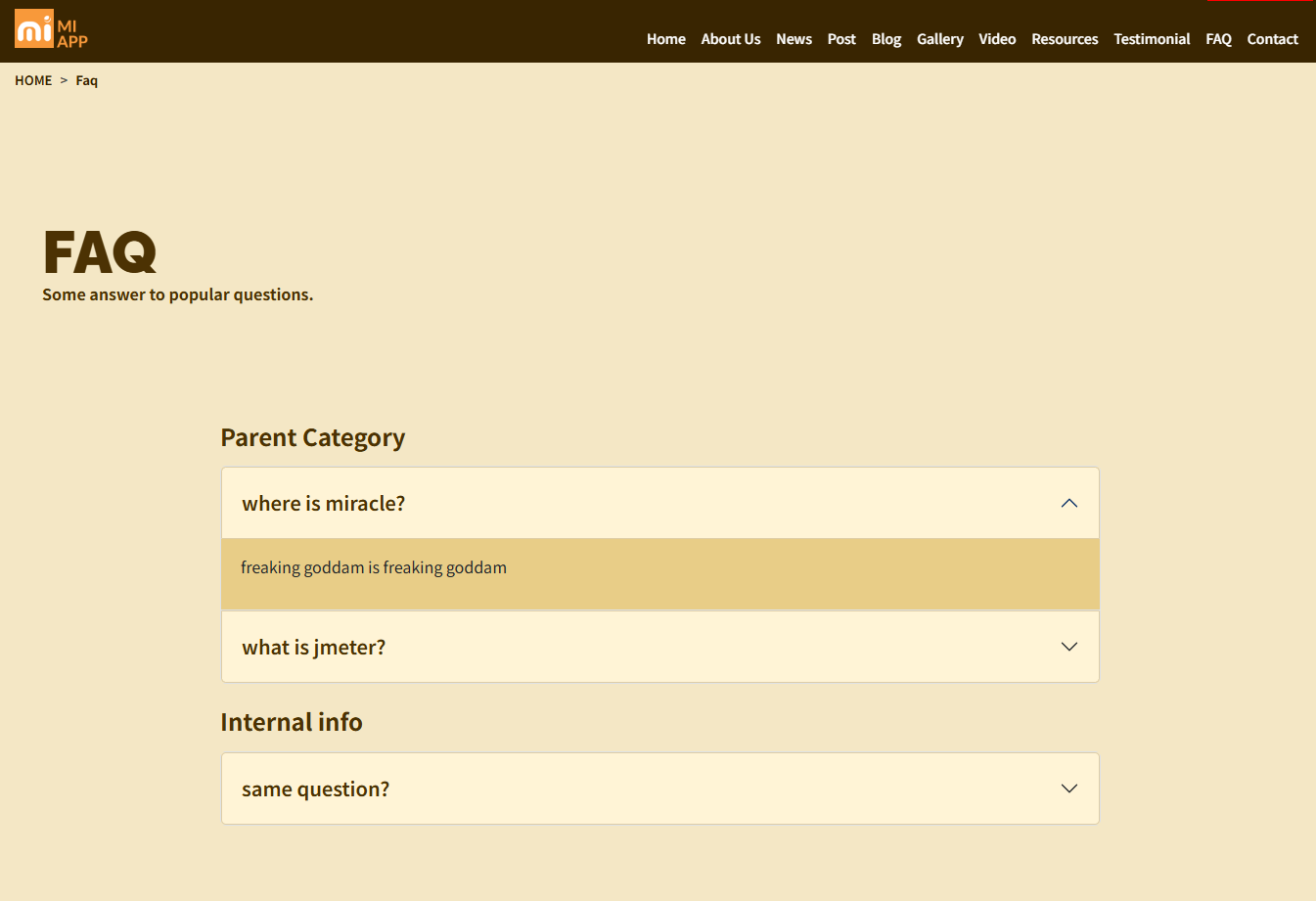 FAQ