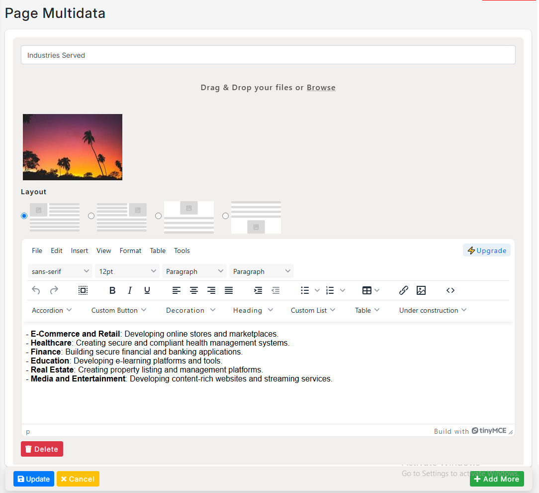 Multi Data