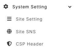 System Setting