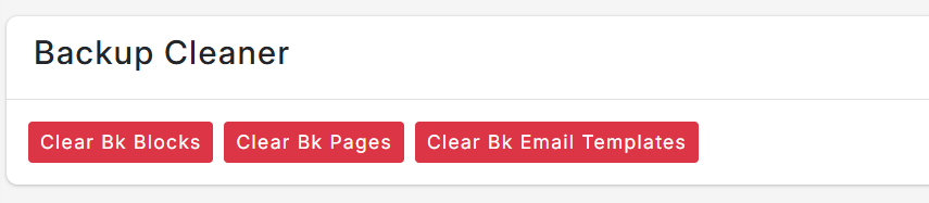 Backup Cleaner