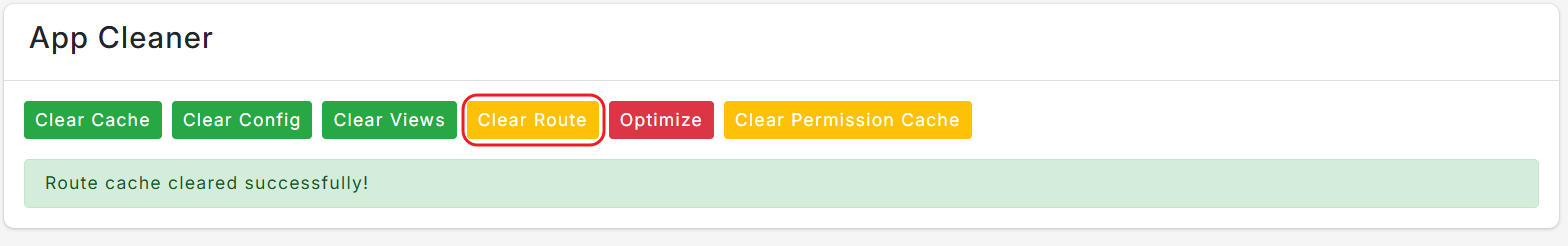 Clear Route
