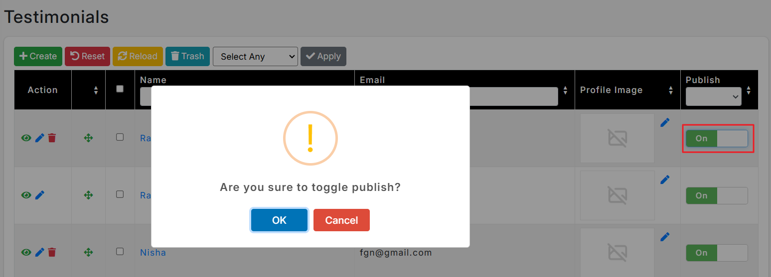 Toggle
