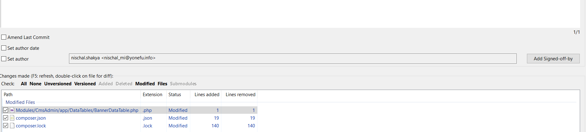 GIT Commit