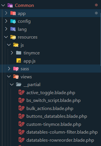 Common js files